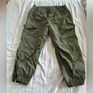 Old Navy Olive Green Women's Cargo Jogger Pants Quick Dry